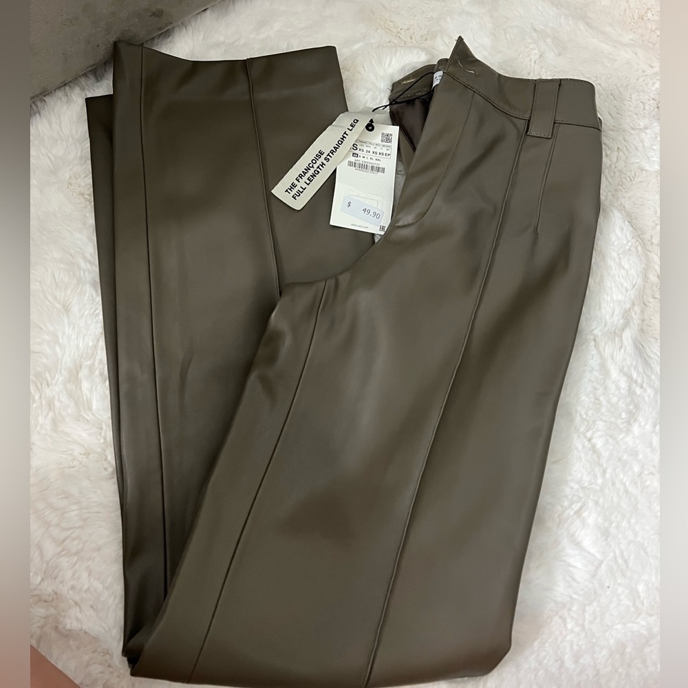 Zara Faux leather pants